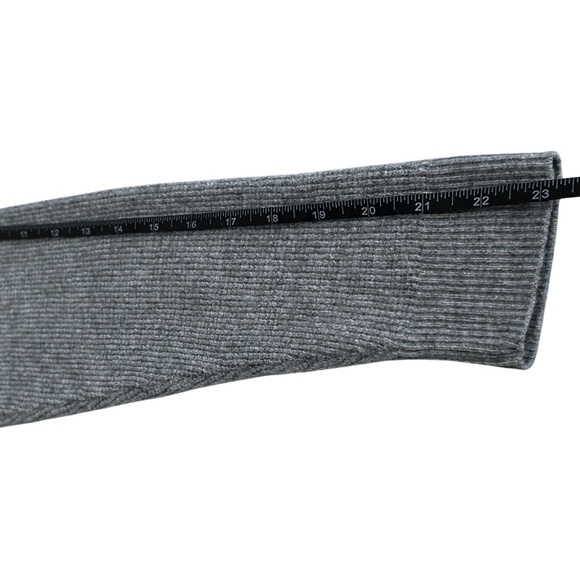 Madewell 1/2 Button Down Alpaca Wool Blend Pullover Sweater - XXS - Gray - Picture 9 of 9